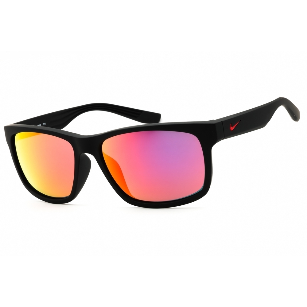 NWT Nike CRUISER FQ4677 Matte Black Rectangle 59mm Sunglasses